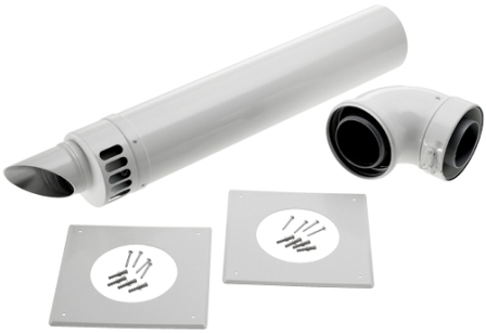 FLUE 100/150 HORIZONTAL KIT