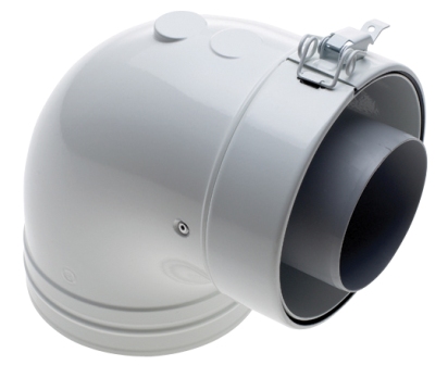 FLUE 100/150 90 DEG FLUE BEND
