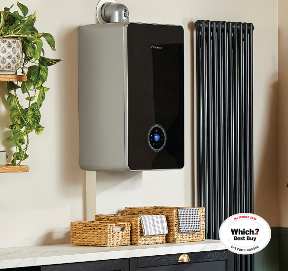 Greenstar 8000 style black boiler