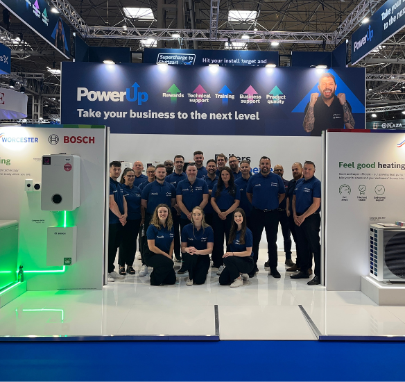 Team on the stand for day 2 at InstallerSHOW