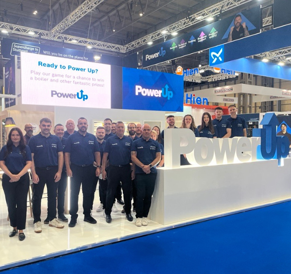 Team photo on stand at InstallerSHOW