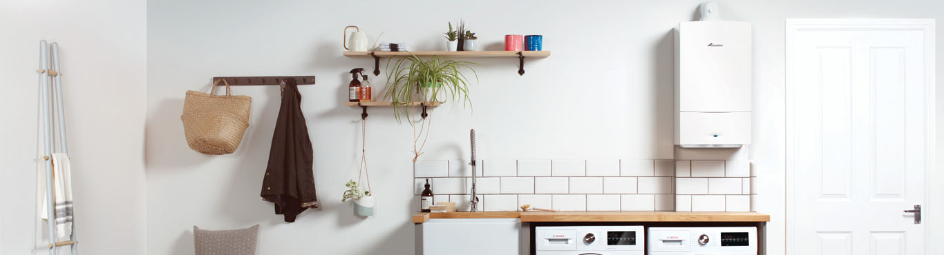 Worcester bosch boiler in utility