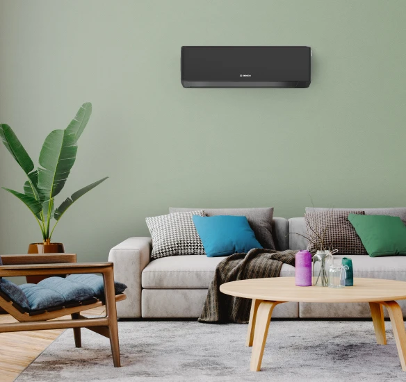 Air conditioning unit in situ