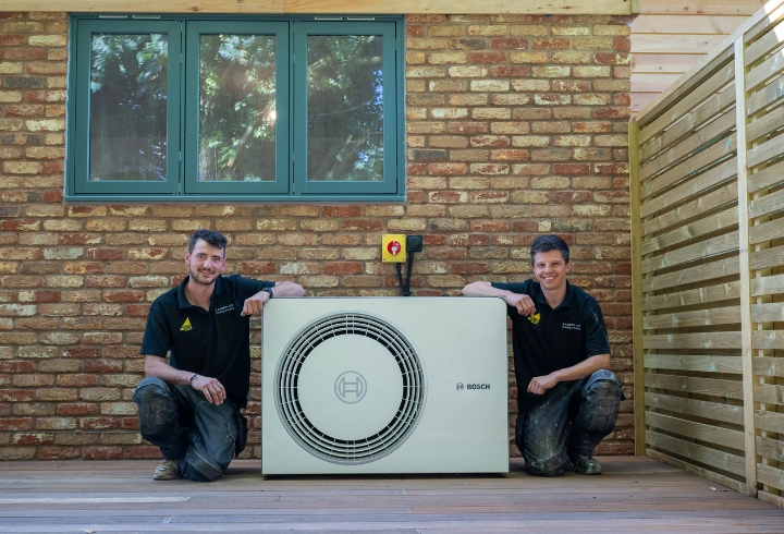 Apprentice's with Heat Pump