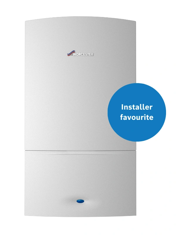 The Greenstar CDi Compact with a sticker saying 'installer favourite'