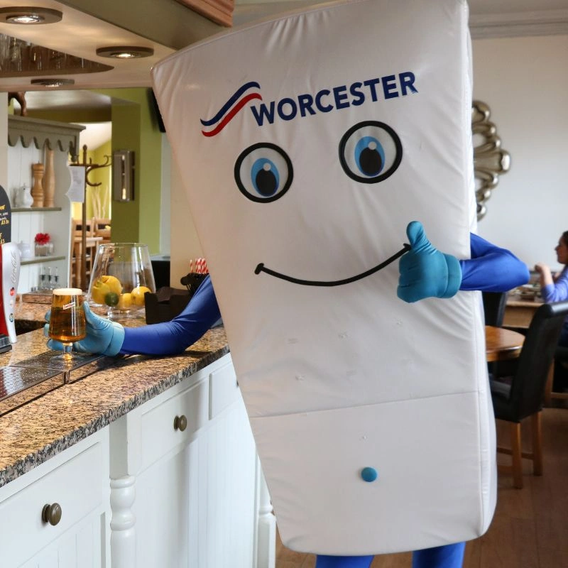 Bobby at pub with beer