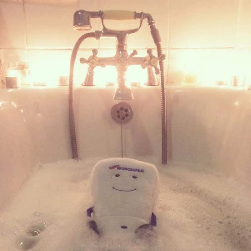 Bobby in the bathtub