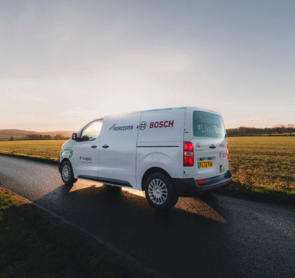 Van icon with spider webs