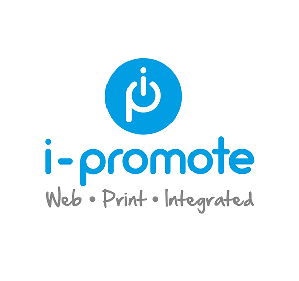 An image of the i-Promote logo saying web, print, integrated