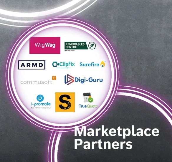 Logos of brands on our marketplace