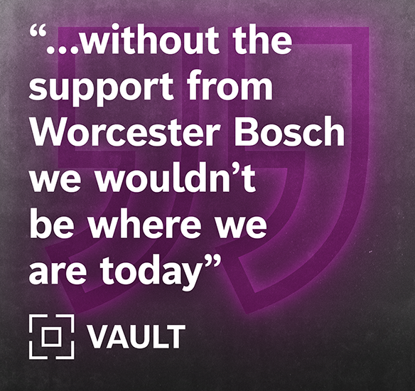 “Without the support from Worcester Bosch we wouldn’t be where we are today”