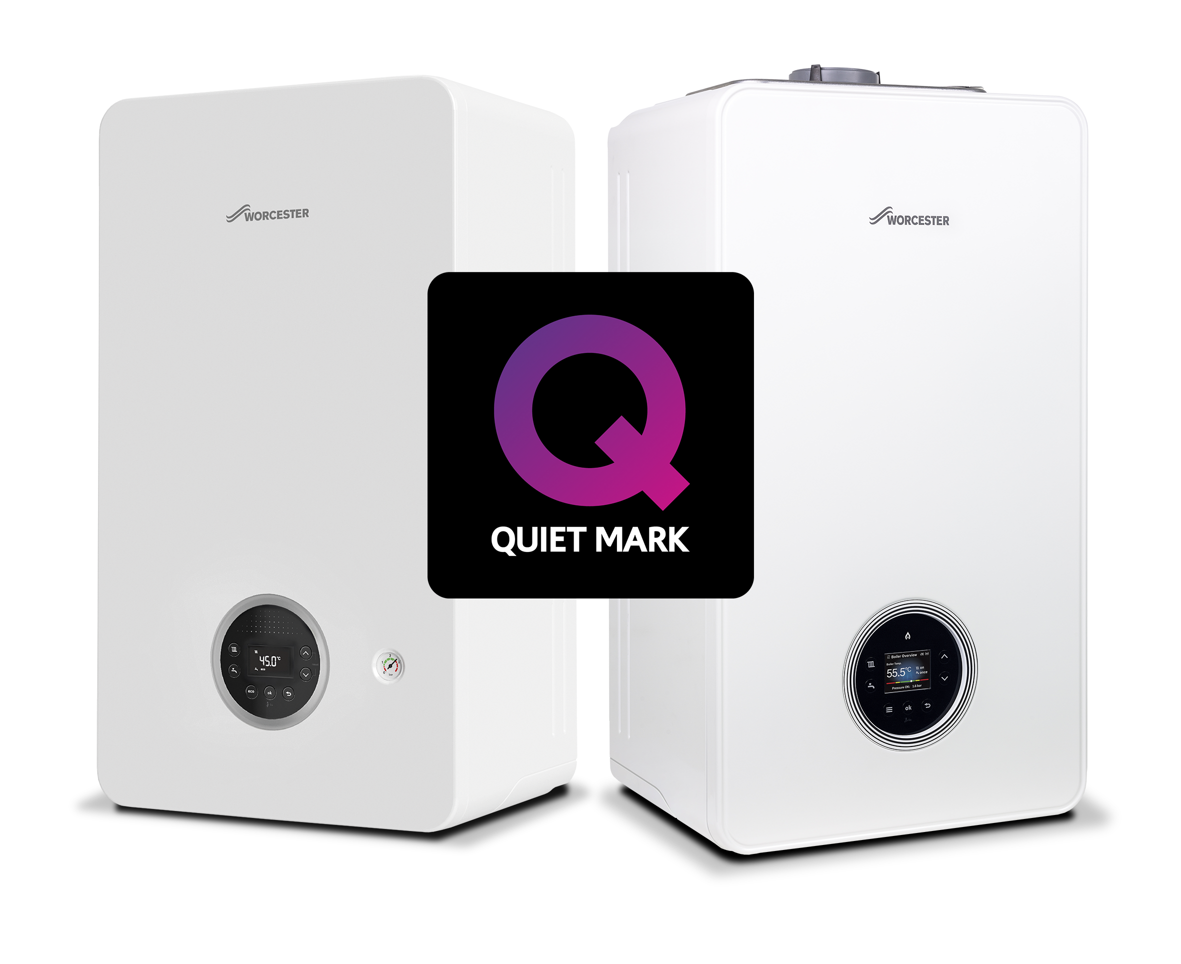 2000 and 4000 boilers with quiet mark logo