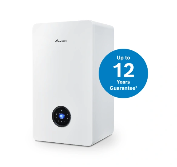 8000+ boiler with up to 12 years guarantee roundel