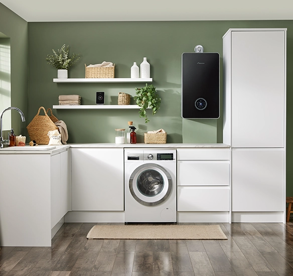 8000 plus style boiler in kitchen