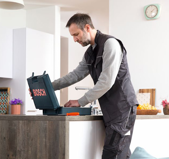 Oil boiler installation Worcester Bosch