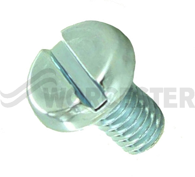Screw m6x10mm bzp slt p/h m/s