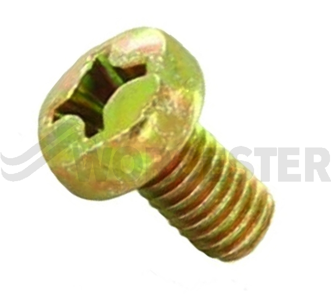 Screw m3.5x6 phillips steel (10x)