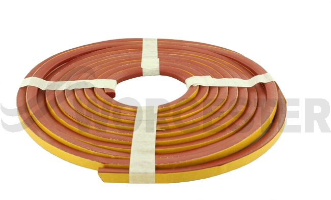 Gasket 5x10x9x5750mm silicone adhesive