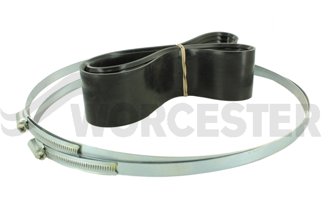 Flue pipe sealing collar DN350