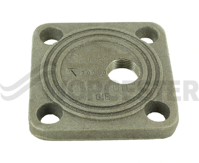 Threaded flange square 110mm 3/4"
