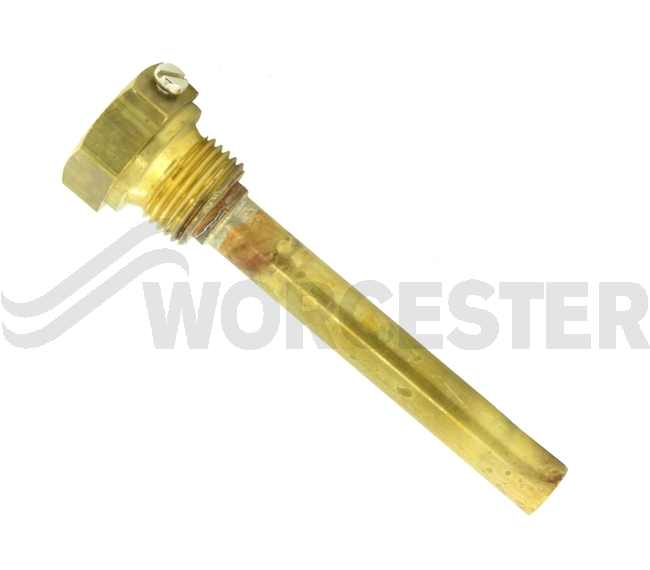 Sensor well G1/2" 100mm long