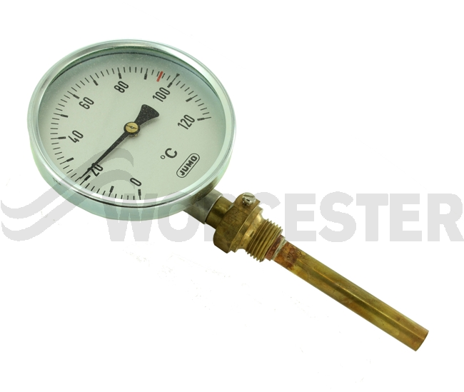 Thermometer D100, G1/2, 0-120?C, 100mm