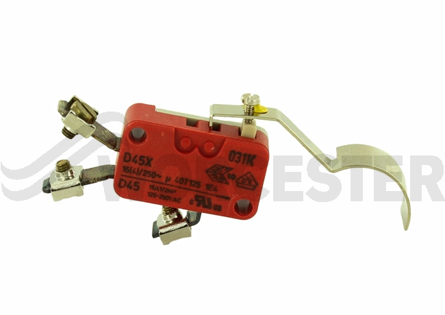 Microswitch for water level limiter