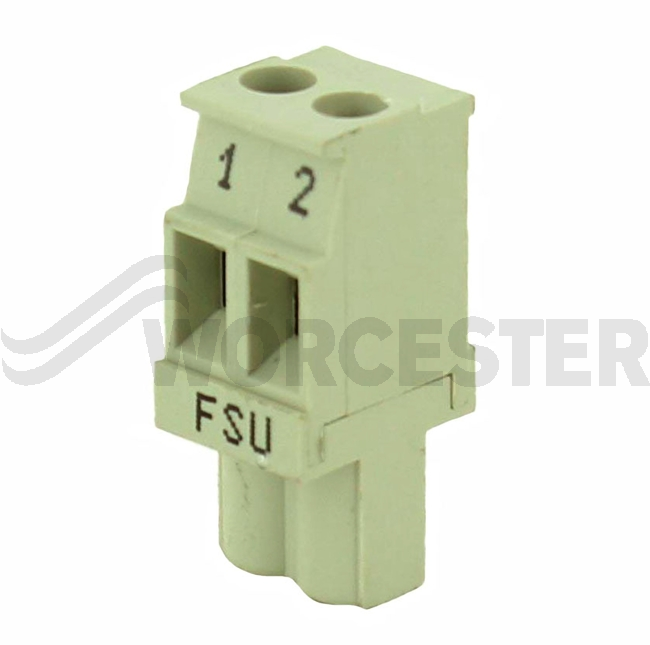 Connector 2-pole grey FSU