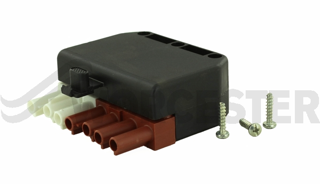 Connector part ST18/7 silver-plated