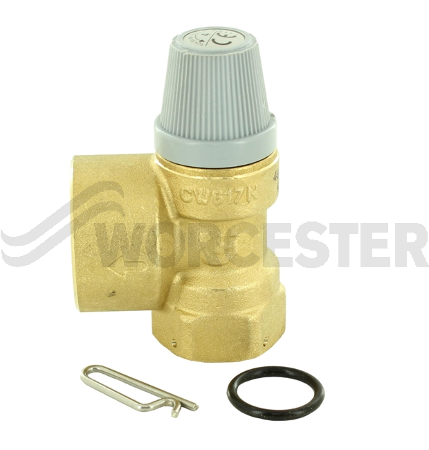 Pressure relief valve 4 bar <= 100 kW