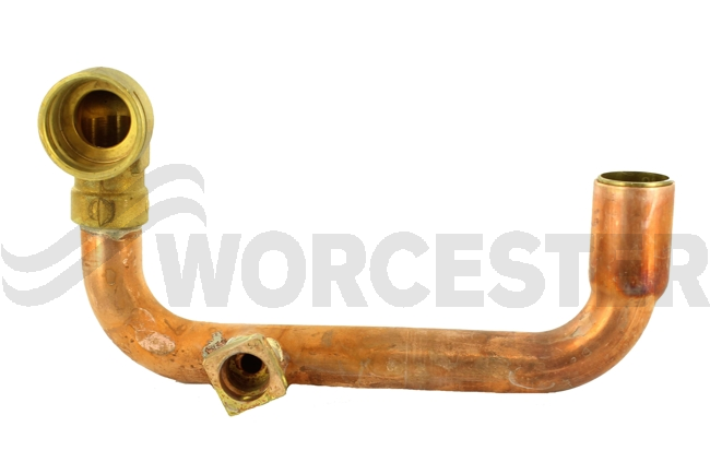 Return pipe hot water tank
