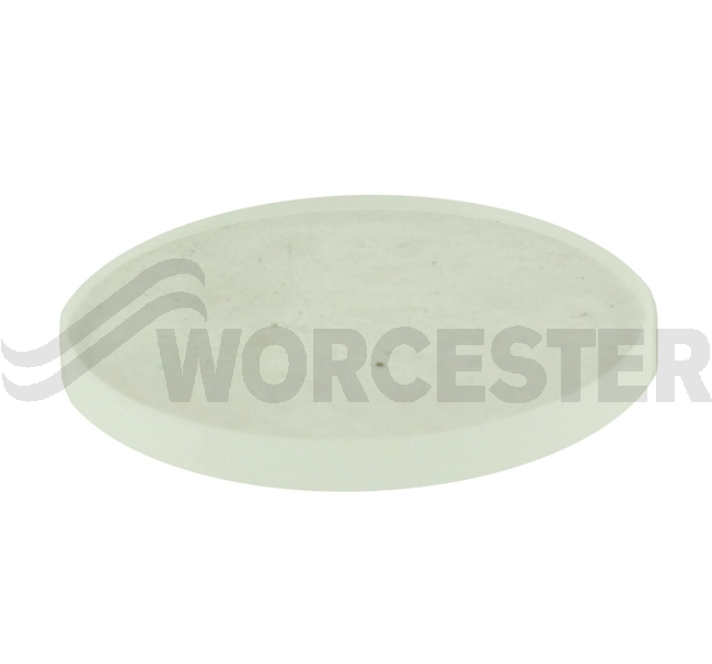 Glass pane D49,5x5mm repl pack (1x)
