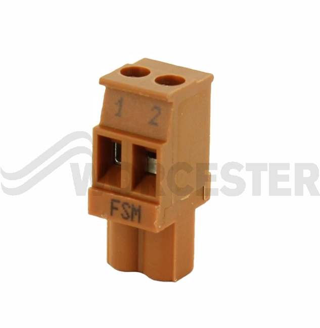 Conector 2-pol FSM brown