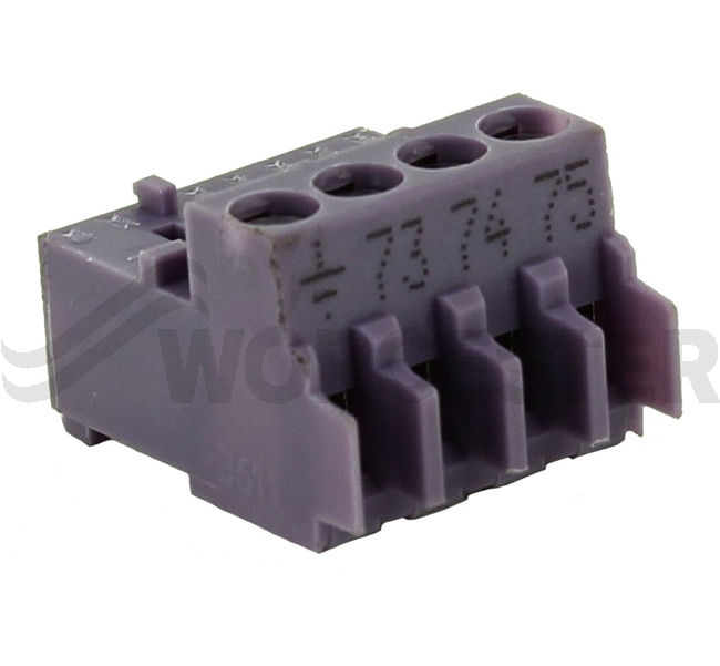 Connector 4-pole SH I violet