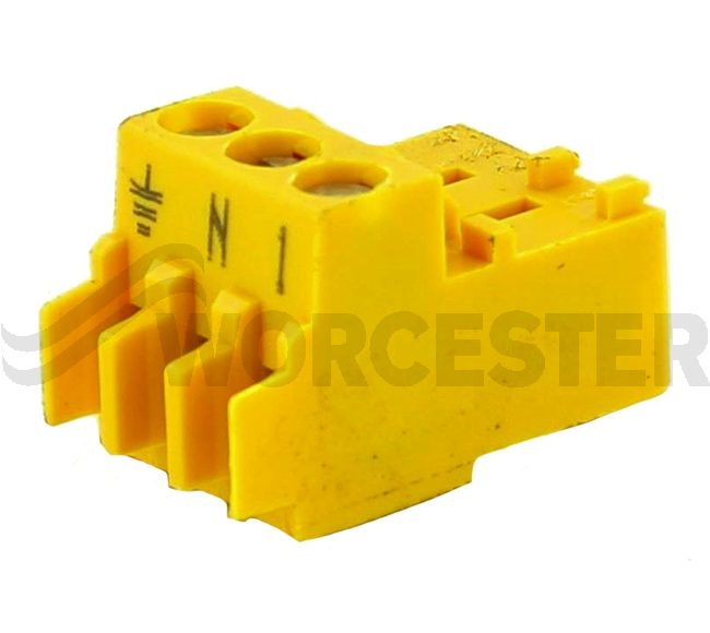 Connector 3-pol. UE I yellow