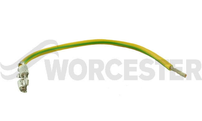 Harness single green/yellow