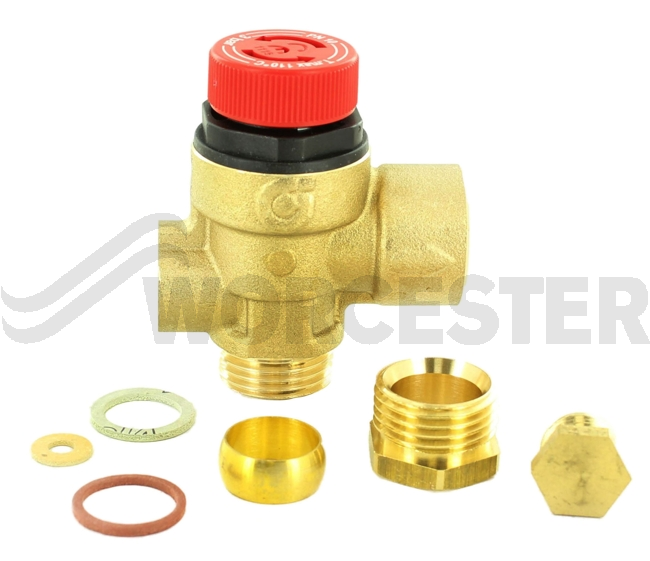 Valve Pr.Rel.1/2 x15mm x 1/8
