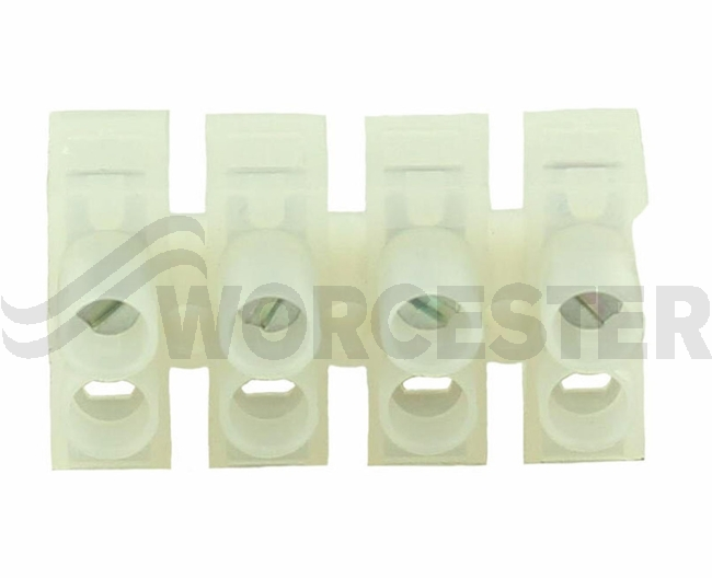 T/block 4 way f white302/sts/4