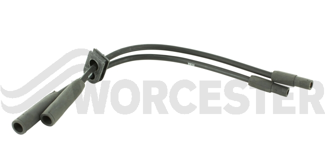 Electrode leads with grommet (pair)