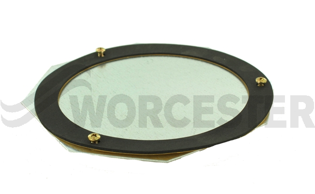 Flue blanking plate