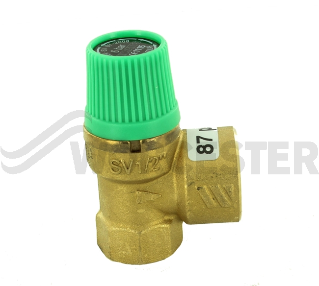 Safety relief valve 6 bar DN15