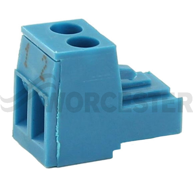 Connector 2-pole signal brown