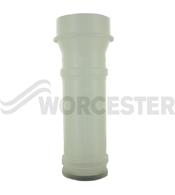 Flue adapter 80/60 sub assembly