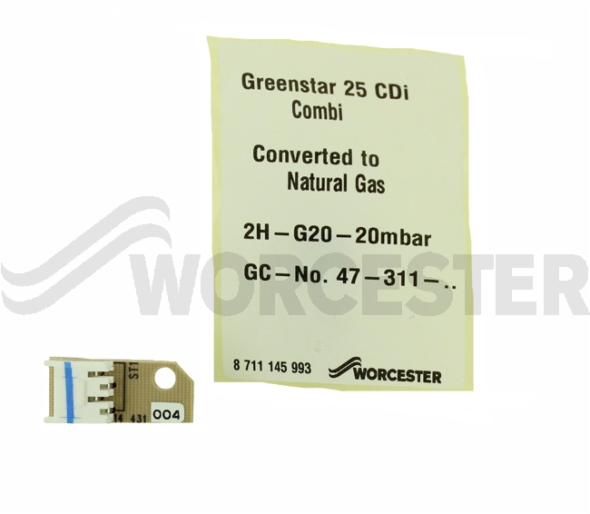 Gas conversion kit LPG to NG