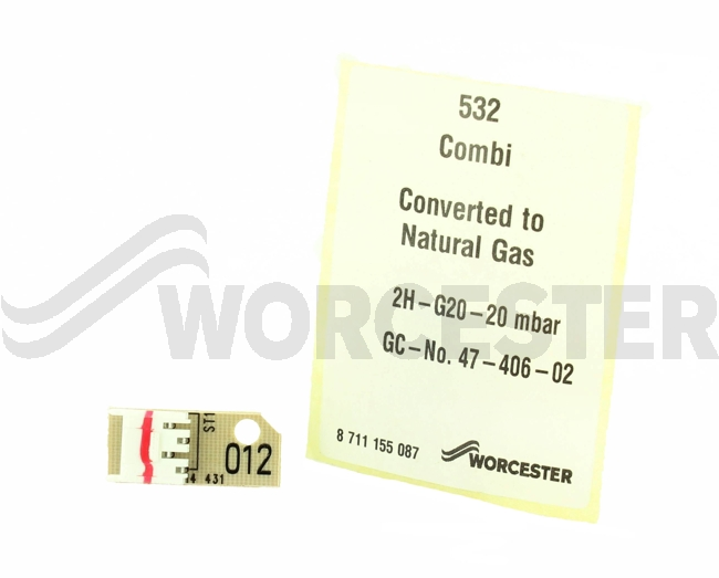 Gas conversion kit LPG to NG