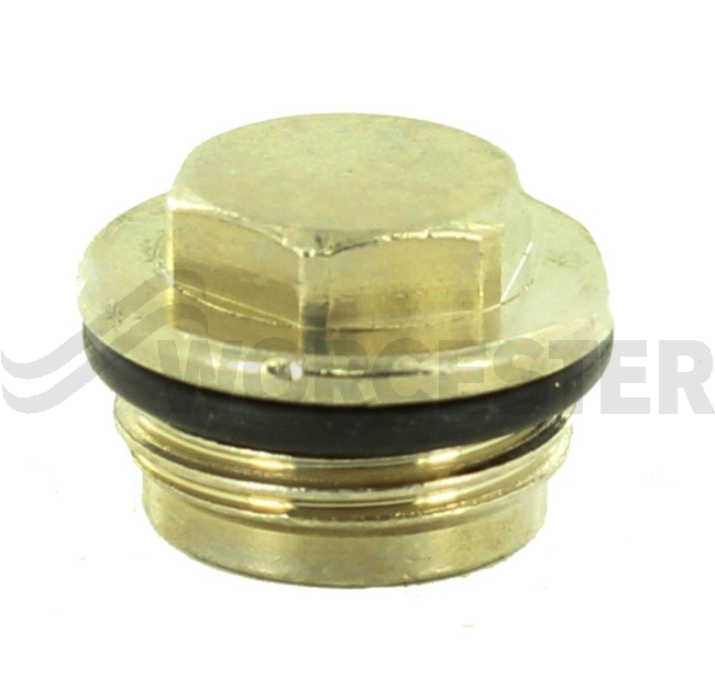 Plug-chrome Plated brass c/w O-Ring