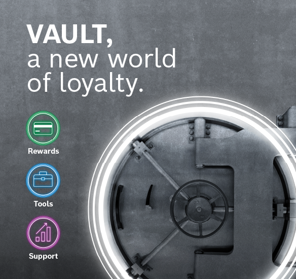 VAULT. A new world of loyalty.