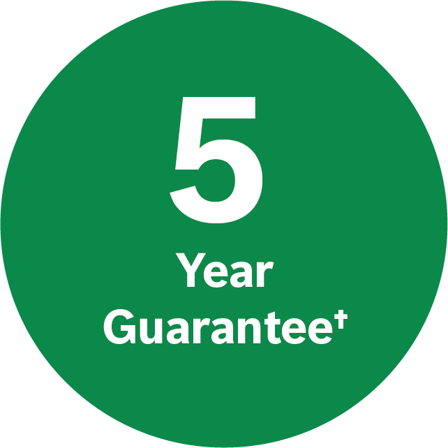 5 year guarantee