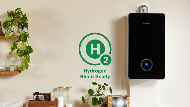 Hydrogen-blend ready boilers