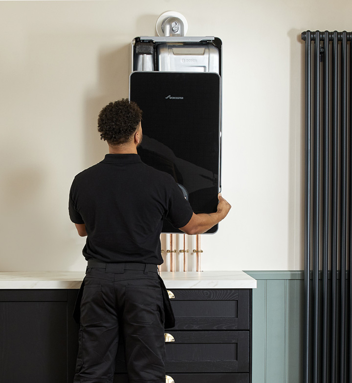 Changing from a conventional to a combi boiler Worcester Bosch